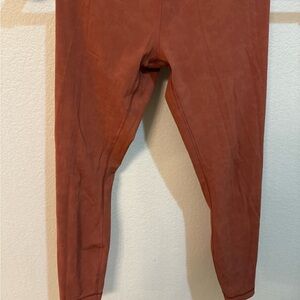 Rust Colored Lululemon Leggings
